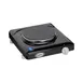 Cadco KR-1 11-1/2" Electric Countertop Hotplate w/ (1) Solid Cast Iron Burner, Black Enamel, 1.5 kW, 120V 1 image