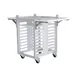 Cadco OST-34A-C-FUS Mobile Half-Size Oven Stand, Heavy Duty - 10 Pan Capacity 1 image