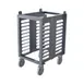 Cadco OST-34A-C Mobile Half-Size Oven Stand, Heavy Duty - 10 Pan Cap. / Fits (2) Half-Size Ovens 1 image