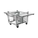 Cadco OST-34A-CS-FUS Mobile Half-Size Oven Stand, Heavy Duty - 5 Pan Capacity 1 image