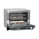 Cadco OV-003 Single-Deck Electric Convection Oven w/ Manual Controls, Quarter-Size, 3 Shelves 7 image