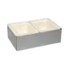 Cadco PS-CBC-6CP Cold Bay Pan Holder Kit, (2) Half Size 6" Deep Cambro® ColdFest™ Pans 1 image