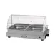 Cadco WTBS-2N-HD Countertop Heavy Duty Double Buffet Server, 19" x 11" Warming Zone 1 image