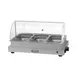 Cadco WTBS-3N-HD Countertop Triple Buffet Server w/ Rolltop Lid, 20-1/2" X 14" Warming Zone 1 image