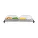 Cadco WTBS-4RT Countertop Jumbo Buffet Server w/ Rolltop Lid, (4) Half Size Stainless Steam Pans 1 image