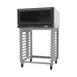 Cadco XAFS-183 Single Full Size Countertop Electric Convection Oven, 3 Shelf, Stand, Manual Controls 1 image