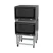 Cadco XAFS-193-2 Double Full Size Electric Convection Oven w/ 4 Shelf, Stand, Manual Controls 1 image