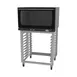 Cadco XAFS-193 Single Full Size Electric Convection Oven w/ 4 Shelf, Stand, Manual Controls 1 image