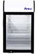 Atosa USA CTD-3S Merchandiser Refrigerator, 18-1/8"W x 18-1/2"D x 33"H, 2.4 cu ft, Black Exterior 1 image