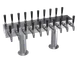 Krowne KDSTC-10S T‑Head Beer Tower, 30" OA, Glycol‑Cooled, Stainless Steel Finish, 20 Faucets 1 image