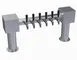 Krowne KHH-6S Tap Tower, 34" OA, Steel Finish, Countertop, 2‑Column 4‑6 Tap Dispenser, No Faucets 1 image
