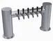 Krowne KMH-6S Max-H Beer Tower, 35" Flange, Glycol Cooled, Stainless Steel, 2 Columns, 4-6 Taps 1 image