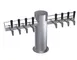 Krowne KMT-8S Draft Beer Tower, 8‑Faucet, 33" Flange, Steel Finish, Glycol‑Cooled, 7‑12 Tap Capacity 1 image