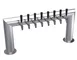 Krowne KPTU-8S Beer Tower, 2‑Column, 37" OA, Stainless Steel, Glycol‑Cooled, Eight Taps (No Handles) 1 image