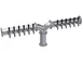 Krowne KPY-12S Tap Tower, 12‑Faucet Beer, 54" OA Countertop, Stainless Steel, Glycol‑Cooled 1 image
