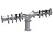 Krowne KPY-8S Countertop Draft Beer Y‑Tower, 42" Stainless Steel Glycol‑Cooled 8‑Faucet (7‑12 Tap) 1 image