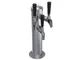 Krowne KSC-3S Triple Faucet Column Tower, 15" Draft Beer Dispenser, Steel, Glycol Cooled, 1‑3 Tap 1 image