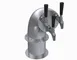 Krowne KSH-3S 3‑Tap Snakehead Tower, Beer Dispensing, 30" Tall, Stainless Finish, Glycol Cooled 1 image