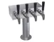 Krowne KTH-4S Tap Tower, 12" Countertop Beer Dispenser, Stainless Steel, Glycol‑Cooled, 4‑6 Tap 1 image