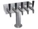 Krowne KTH-5S Tap Tower, Draft Beer, 15" Box, Stainless Steel, Glycol Cooled, Five Faucets 1 image