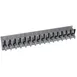 Krowne KWM-16S Wall-Mount Draft Beer Tower, 48" OA Length, Brushed Stainless, Glycol-Cooled, 16 Taps 1 image