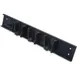 Carlisle 4073100 Flo-Pac ’N Grip Broom/Brush Holder, 18" Long, 16" On-Center Wall-Mount, Plastic 1 image