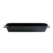 Thunder Group PLPA8122LBK Food Pan, 1/2 Size Long, 2-1/2" Deep, Shatter And Scratch Resistant, Black 1 image