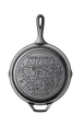 Lodge L8SKA250 Cast Iron Fry Pan, 10-11/16" Dia. 2" H, Helper Handle, Induction Ready, Made in USA 1 image