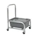 Robot Coupe R198 Aluminum Food Box / Tray Cart w/ Polycarbonate Pan & Lid 2 image