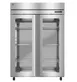 Hoshizaki HC2A-FGE-FGE 2-Section Full Glass Door Heated Holding Cabinet, 55"W x 35.75"D, Stainless Steel 1 image