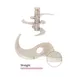 Robot Coupe 57074 Blade Assembly, (3) Smooth‑Edge Stainless Steel Blades for R30T 2 image