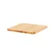 Steelite 7369MW505 Square Tile Configurable Buffet Table, 9.5x9.5x0.625, Spire Blonde Wood 1 image