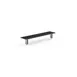 Steelite MGCIAF03MSXX 47" Buffet Table, Nero Marquina Marble BHP Laminate Top, Brushed Stainless Steel Legs 1 image