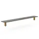 Steelite MGCIAF05GBXX 71" Modular Classic Buffet Shelf, Grey Slate BHP Laminate, Bamboo Core Top, 9-1/2"D x 6-1/2"H 1 image