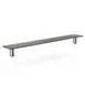 Steelite MGCIAF05GSXX 71" Buffet Table, Grey Slate Laminate, Brushed Stainless Steel, 9-1/2"D x 6-1/2"H 1 image