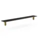 Steelite MGCIAF05MBXX 71" Buffet Table, Nero Marquina Marble BHP Laminate, Bamboo Core, 9-1/2"D x 6-1/2"H 1 image