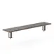 Steelite MGCIAF08GSXX 47" Buffet Table, Grey Slate Laminate Top, Brushed Stainless Steel, 9-1/2"D x 6-1/2"H 1 image
