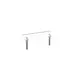 Steelite MGCIAN02XSXX Buffet Table Breath Guard, 47" Wide, 18-1/2"H, Plexiglass, Brushed Stainless Steel 1 image