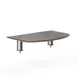 Steelite MGCIAY02GSXX 29"W x 19"D x 6.5"H Grey Slate Laminated Wood Buffet Shelf 1 image