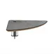 Steelite MGCIAY10GSXX 17x17x6.5in Grey Slate Laminate Triangular Buffet Table 1 image