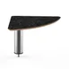 Steelite MGCIAY12MSXX 17" x 17" x 12.5"H Triangular Buffet Shelf, Nero Marquina Marble BHP Laminate Top 1 image