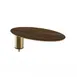 Steelite MGCIAY14WBXX 20" x 10" x 6-1/2"H Oval Bengali Mango Wood Buffet Shelf 1 image