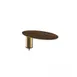 Steelite MGCIAY15WBXX 16" x 8" x 6.5"H Oval Bengali Mango Wood Buffet Shelf 1 image