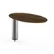 Steelite MGCIAY16WSXX 20"W x 10"D x 12.5"H Buffet Table, Bengali Mango Wood Top, Brushed Stainless Steel 1 image