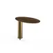 Steelite MGCIAY17WBXX 16" x 8" x 12.5"H Oval Bengali Mango Wood Buffet Shelf 1 image