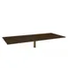 Steelite MGCITB01WBXX 71" x 29.5" Rectangular Buffet Table, Bengali Mango Wood BHP Laminate Top with Bamboo Core, Brushed Brass Segment 1 image