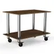 Steelite MGCMDX02WSXW 2-Tier Buffet Table, 47" x 29.5", Bengali Mango Wood BHP Laminate Top 1 image