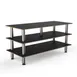 Steelite MGCMLB09MSXF 71" Configurable Buffet Table, 3-Tier, Nero Marquina BHP Laminate Top, Brushed Stainless Steel Legs 1 image