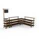 Steelite MGCMLB14WBXW Configurable Buffet Table, 130"W x 100"D x 95"H, Mogogo, Canopy Style, Mixed Materials, Modular Design 1 image