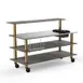 Steelite MGCMLC05GBXW 71" Configurable Buffet Table, 4-Tier, 40"D x 47.5"H, Stainless Steel Top, Grey Slate BHP Laminate 1 image
